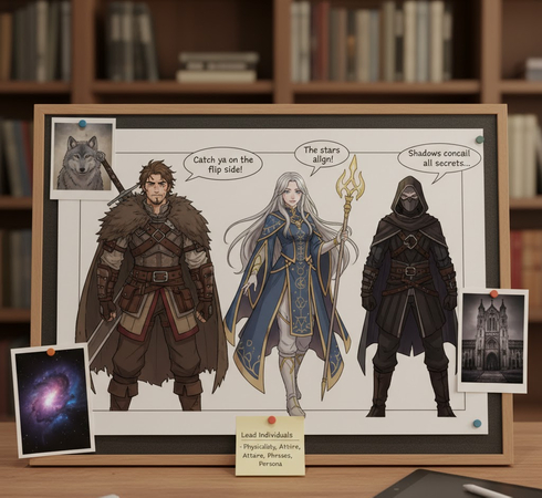 create your characters