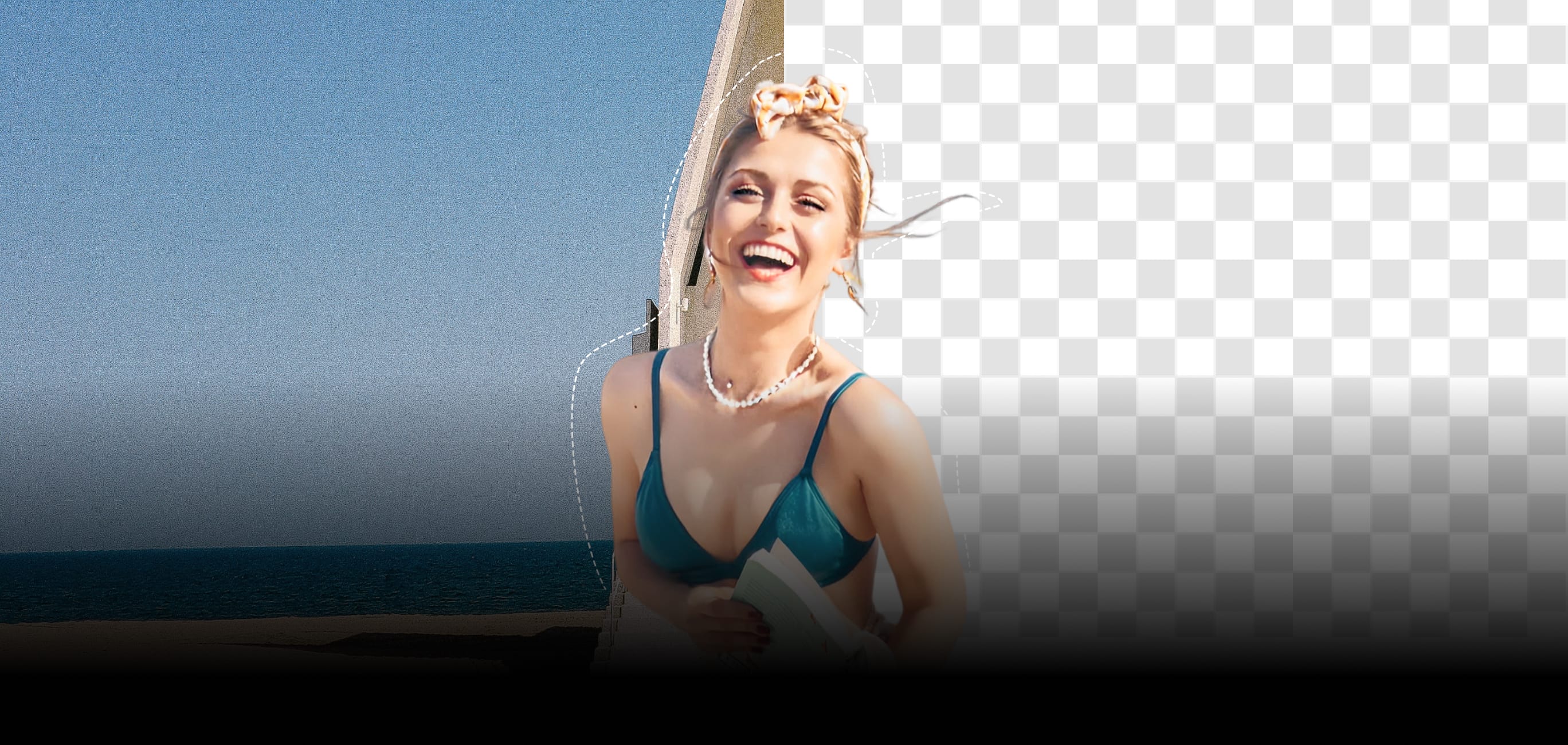 background remover funtion of hitpaw fotorpea