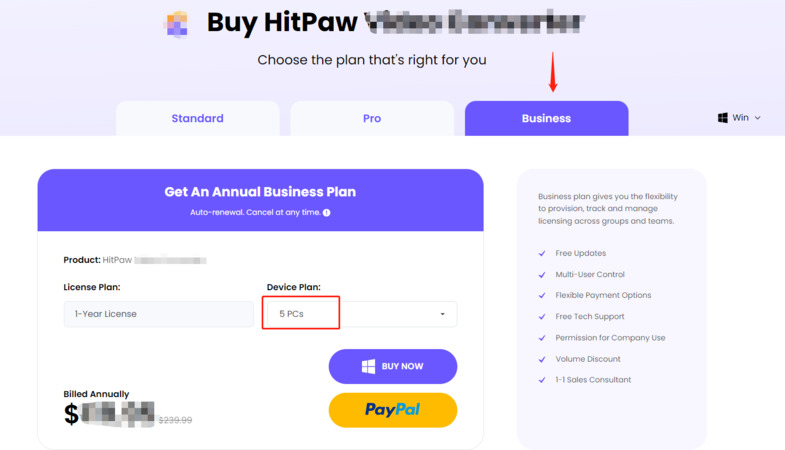 hitpaw business license