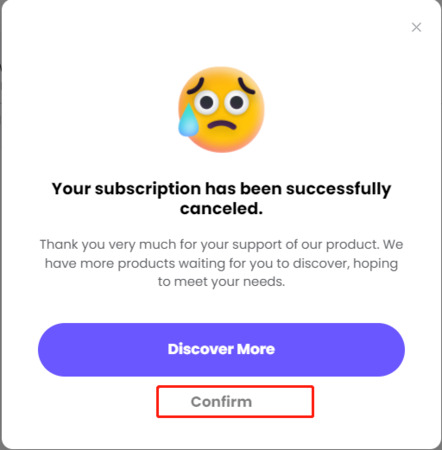 cancel subscription