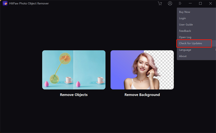 HitPaw Photo object remover update