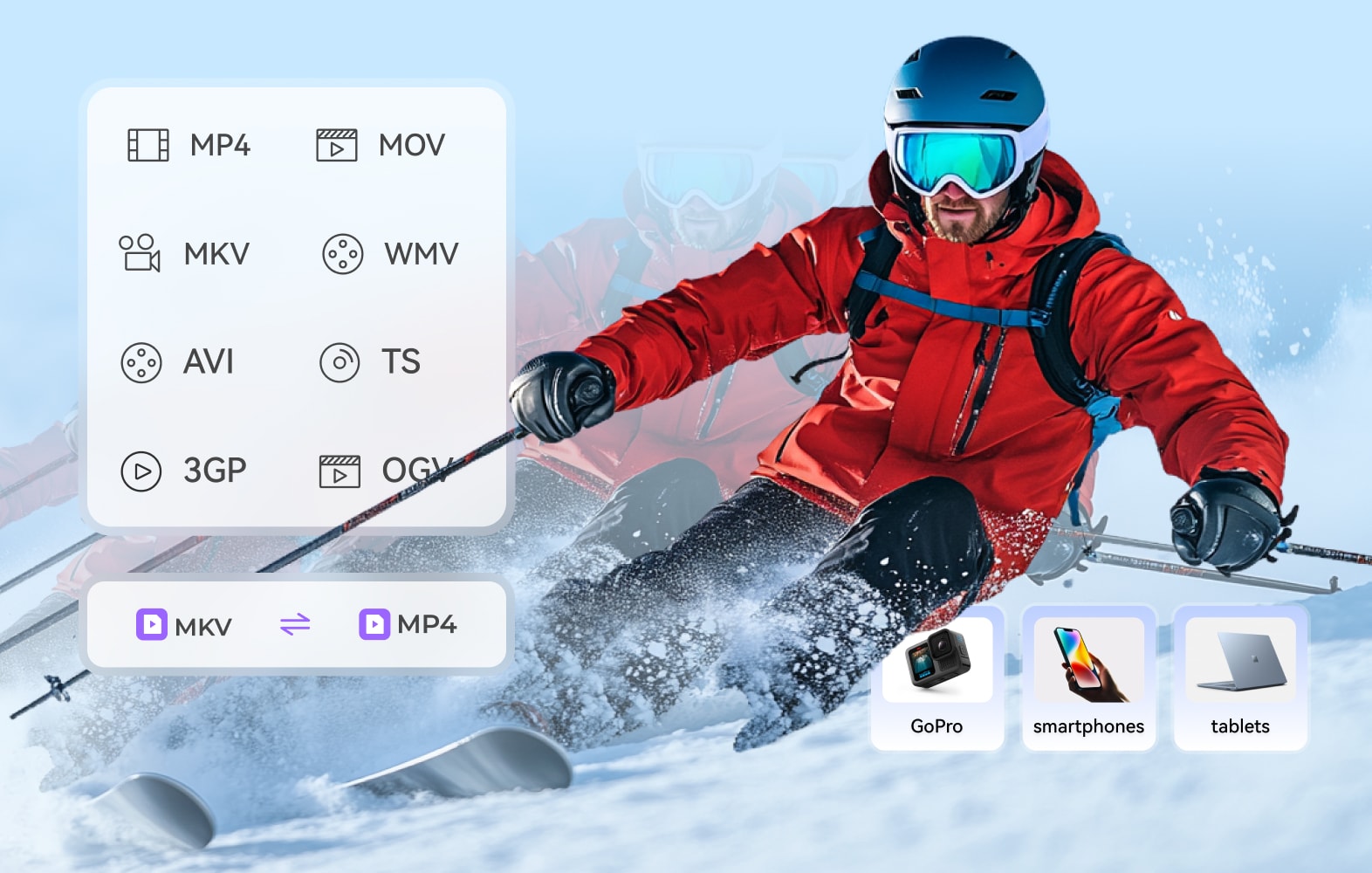 format conversion banner