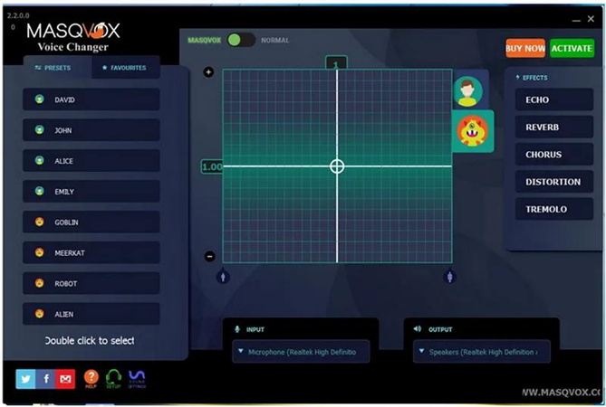 pc voice changer masqvox vocie changer