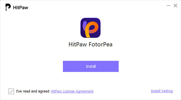 hitpaw fotorpea mac installation