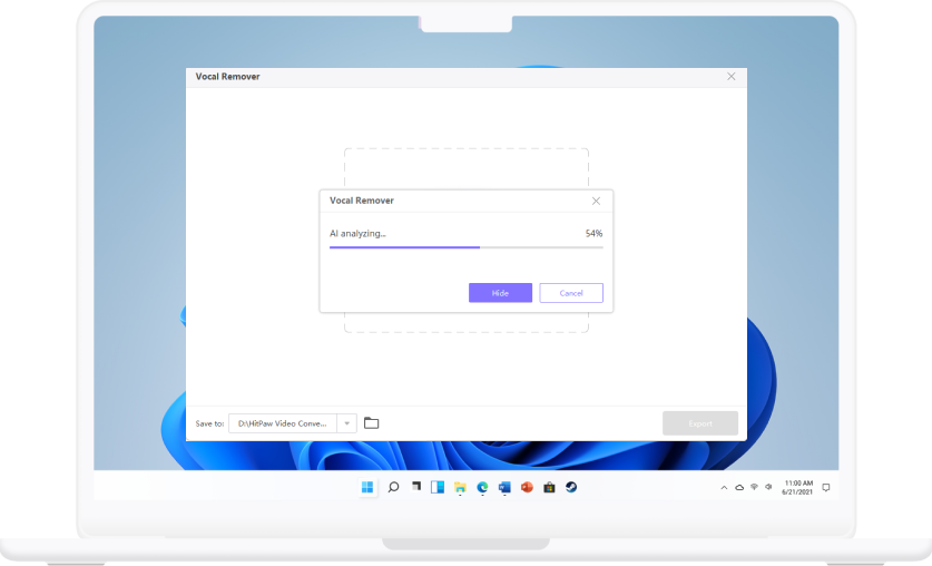 ai analyzing vocal remover