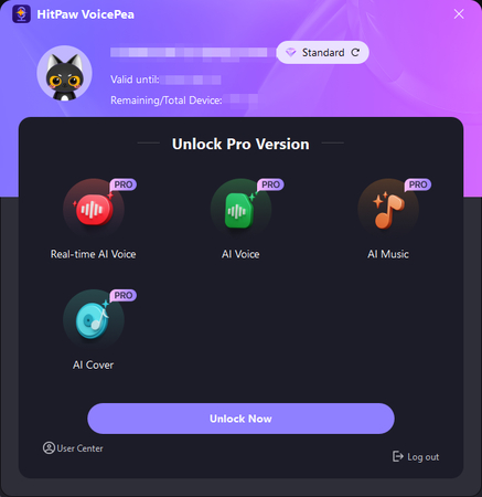 complete registration of HitPaw VoicePea